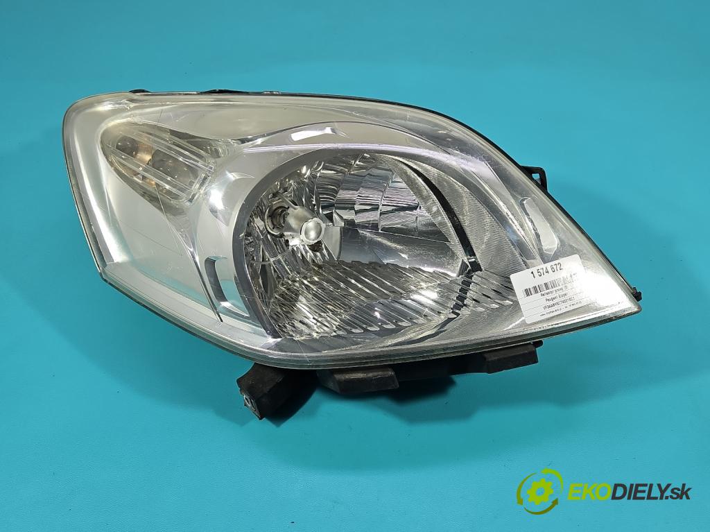 Peugeot Bipper 1.4 hdi 68 hp manual 50 kW 1399 cm3 5- světlo pravý  (Pravé přední světlo)
