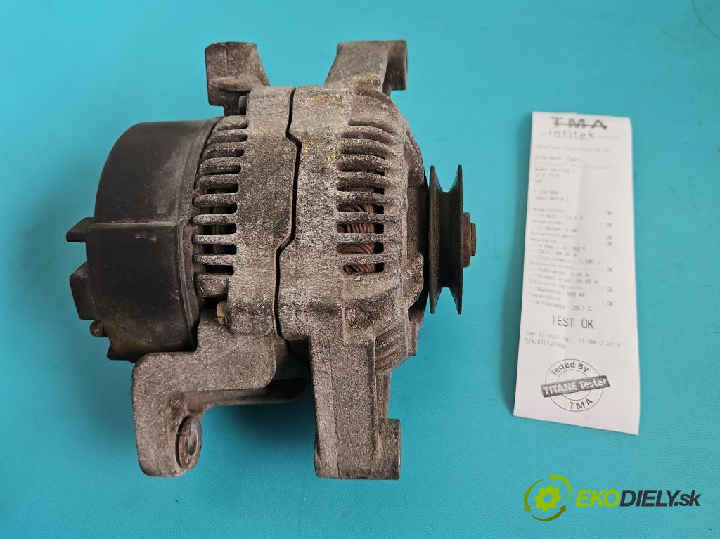 Opel Astra I 1991-2002 1.4 8V 60 HP manual 44 kW 1398 cm3 4- Alternator 0123110005 (Alternátor)