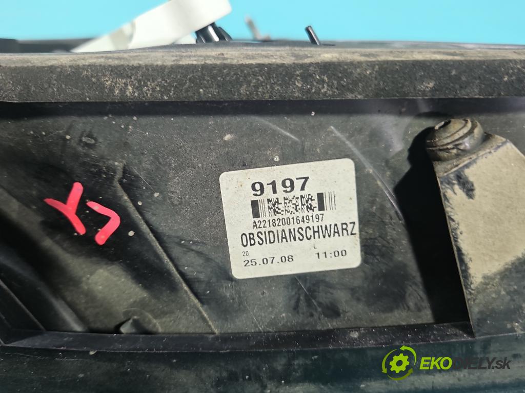 Mercedes S W221 2005-2013 3.5 V6 272 hp automatic 200 kW 3498 cm3 4- světlo zadní levé A22182001649197 (Klika dveří ostatní)