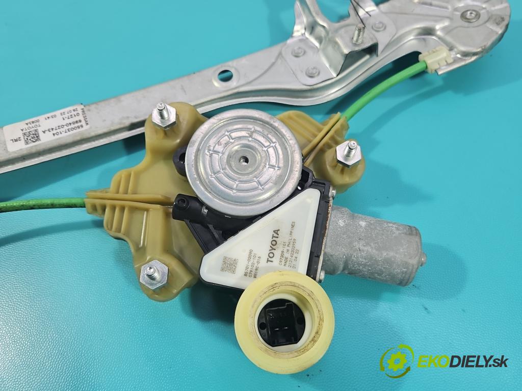 Toyota Corolla E21 2019- 1.5 12V 125 HP automatic 92 kW 1490 cm3 4- mechanizmus okna zadné ľavý 85701-02090