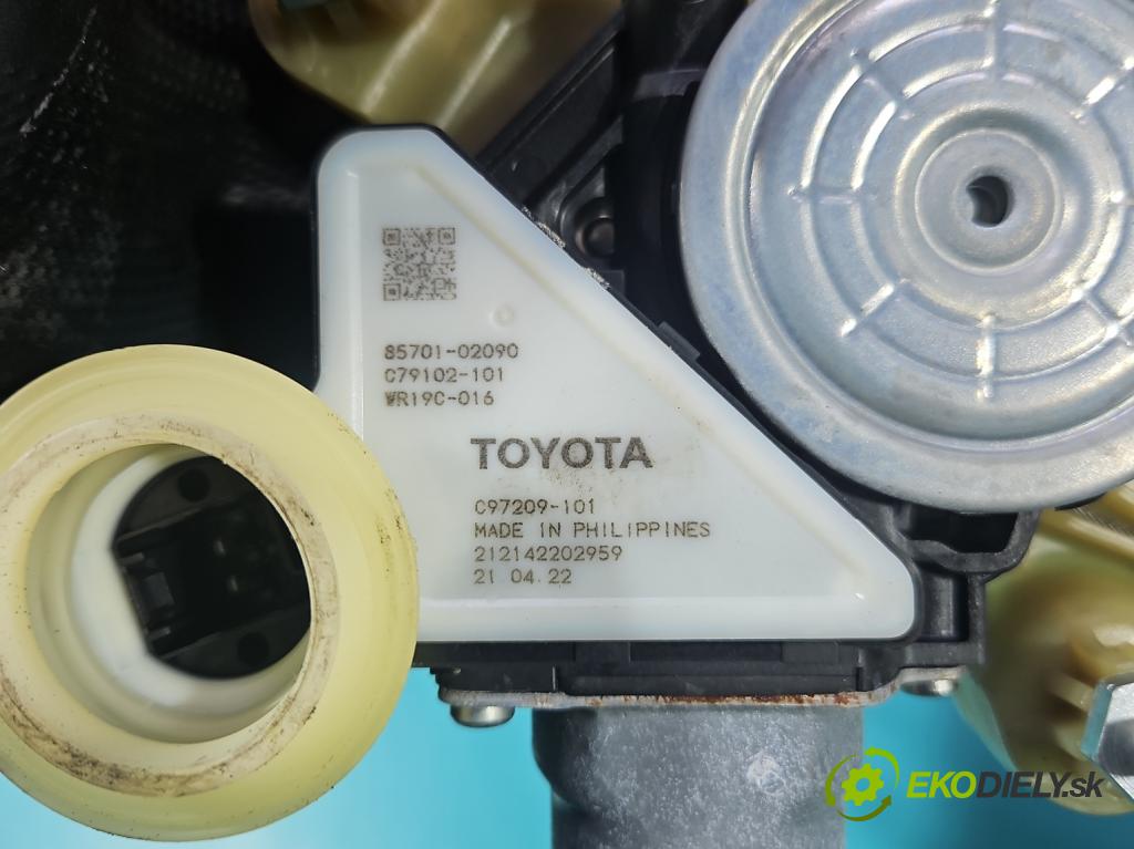 Toyota Corolla E21 2019- 1.5 12V 125 HP automatic 92 kW 1490 cm3 4- mechanizmus okna zadné ľavý 85701-02090