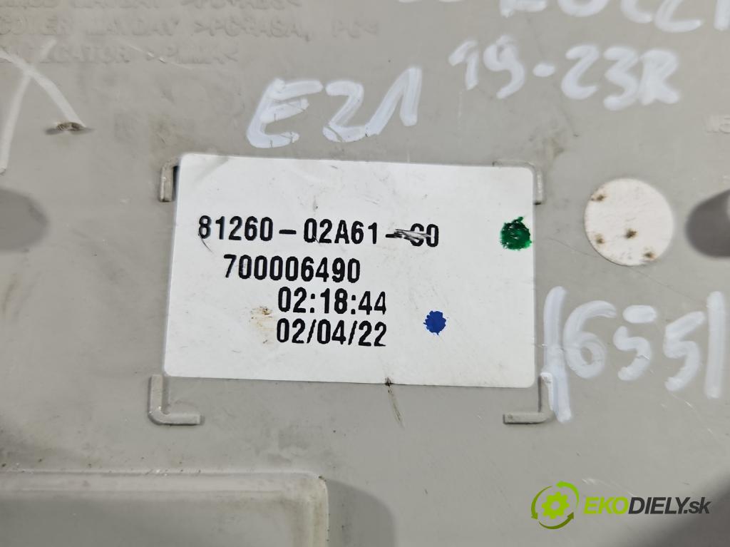 Toyota Corolla E21 2019- 1.5 12V 125 hp automatic 92 kW 1490 cm3 4- světlo interiéru 81260-02A61