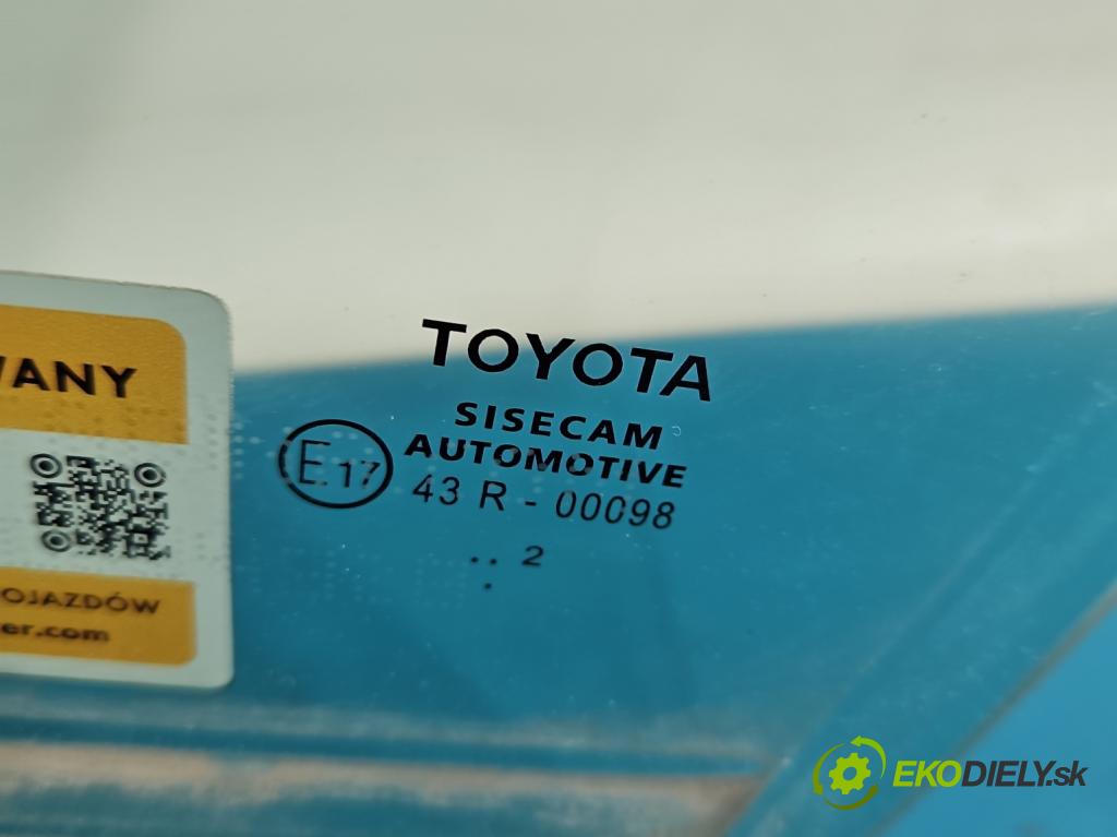 Toyota Corolla E21 2019- 1.5 12V 125 hp automatic 92 kW 1490 cm3 4- sklo dveře přední levé