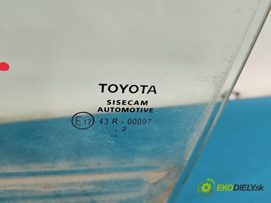 Toyota Corolla E21 2019- 1.5 12V 125 hp automatic 92 kW 1490 cm3 4- sklo dveře zadní levé