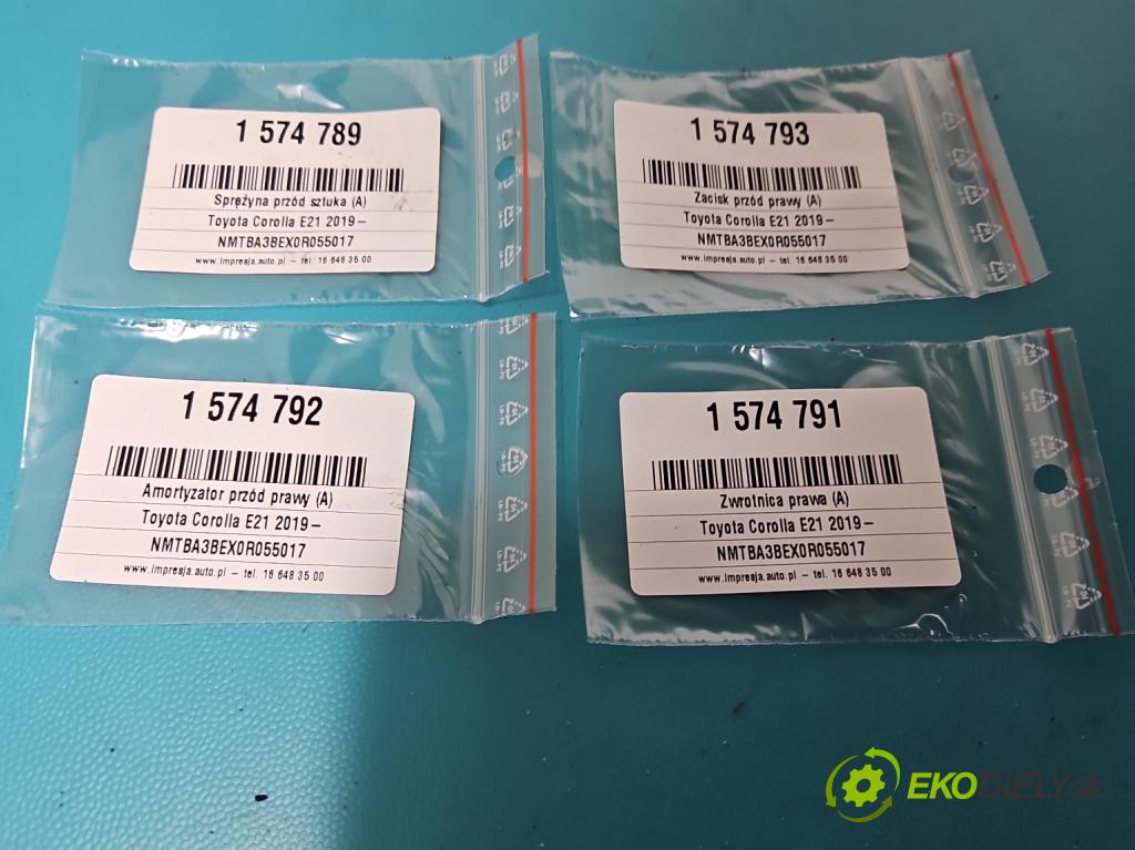 Toyota Corolla E21 2019- 1.5 12V 125 HP automatic 92 kW 1490 cm3 4- pružina predné