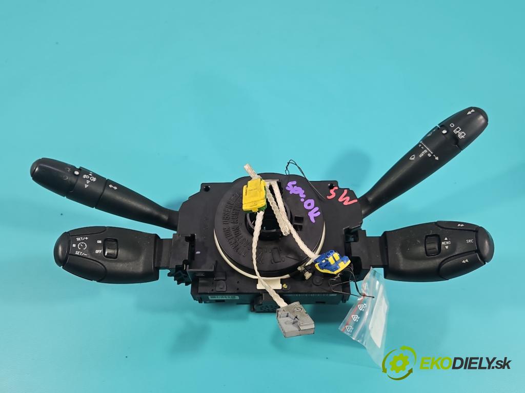 Peugeot 307 2.0 hdi 109 HP manual 80 kW 1997 cm3 5- prepínač komplex: 96477544XT (Prepínacie páčky pod volantom)