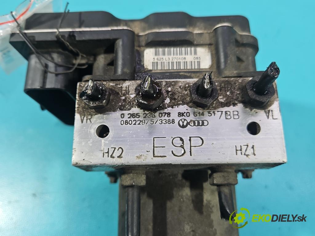 Audi A4 B8 2007-2015 1.8 TFSI 160 hp manual 118 kW 1798 cm3 5- čerpadlo abs 8K0907379P (Pumpa ABS)