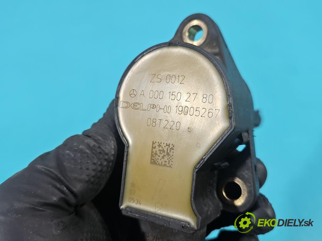 Mercedes S W221 2005-2013 3.5 V6 272 HP automatic 200 kW 3498 cm3 4- cievka zapaľovacia A0001502780 (Zapaľovacia cievka)