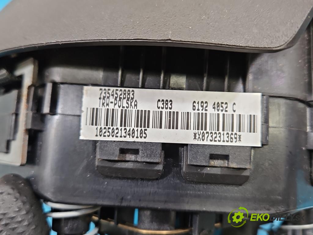 Fiat 500 2007-2020 1.3 jtd 75 HP manual 55 kW 1248 cm3 3- airbag vzduch: Řidiči: 735452883 (Airbag)