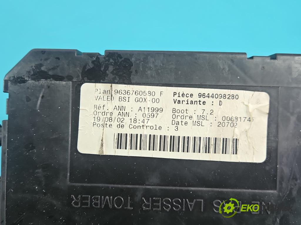 Peugeot 307 2.0 hdi 109 HP manual 80 kW 1997 cm3 5- riadiaca jednotka ostatné 9636760580F