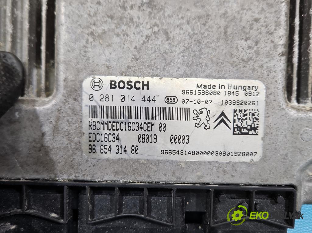 Peugeot Bipper 1.4 hdi 68 HP manual 50 kW 1399 cm3 5- riadiaca jednotka motora 0281014444
