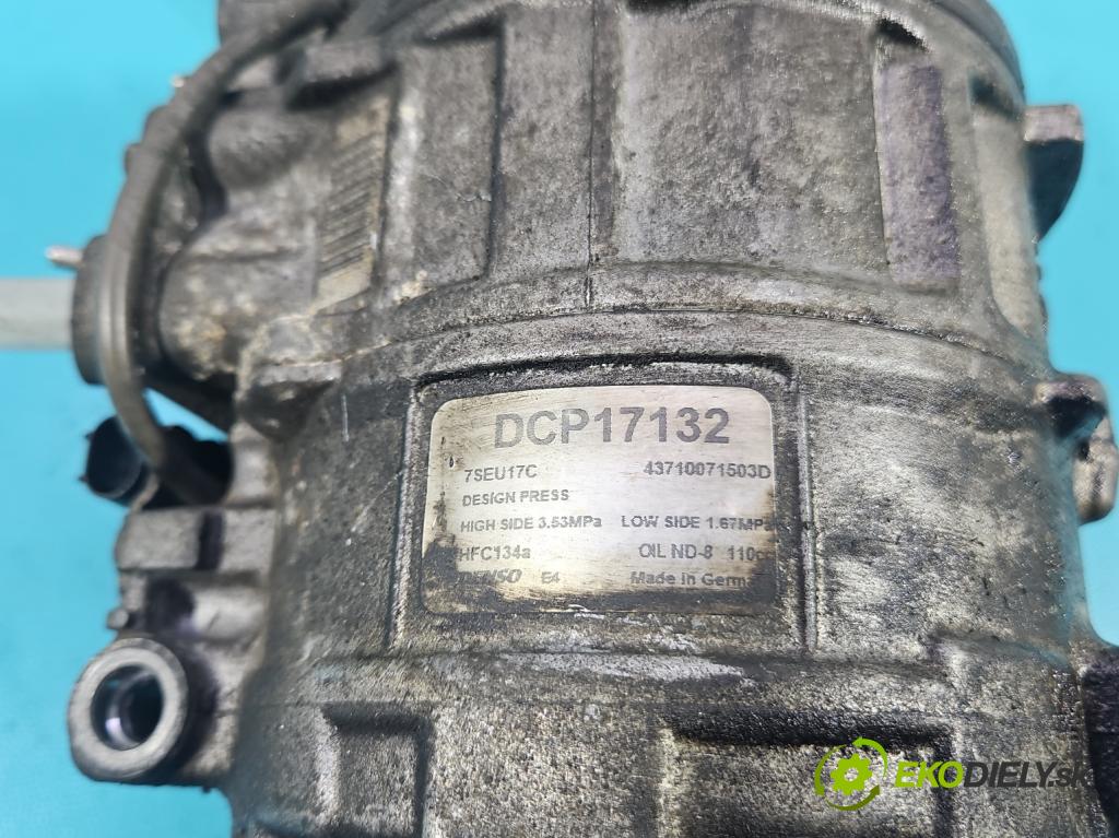Mercedes S W221 2005-2013 3.5 V6 272 HP automatic 200 kW 3498 cm3 4- Kompresor: klimatizácie 7SEU17C (Kompresor klimatizácie)