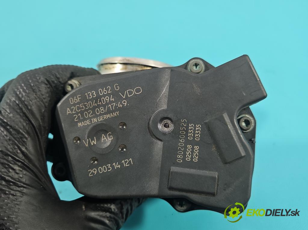 Audi A4 B8 2007-2015 1.8 TFSI 160 HP manual 118 kW 1798 cm3 5- klapka 06F133062G (Škrtiaca klapka)