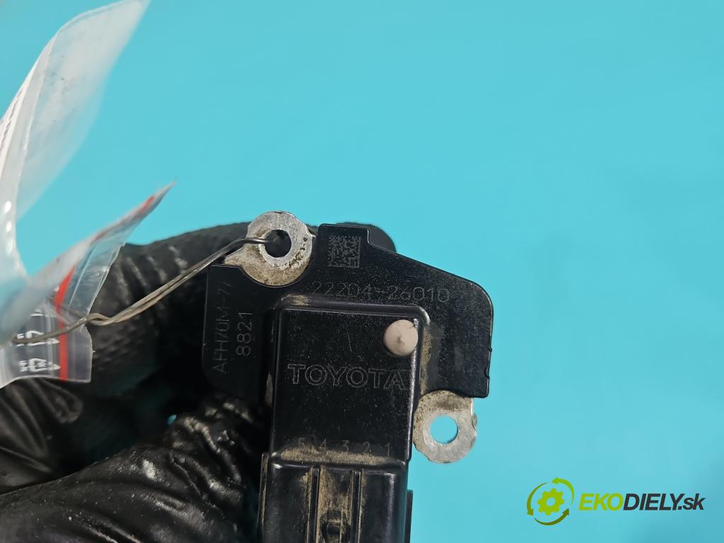 Toyota Avensis III T27 2009-2018 2.2 D4D 150 HP manual 110 kW 2231 cm3 5- průtokoměr: 22204-26010 (Váha vzduchu)