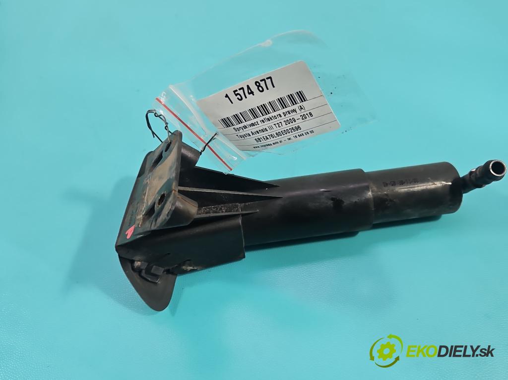 Toyota Avensis III T27 2009-2018 2.2 D4D 150 HP manual 110 kW 2231 cm3 5- ostrekovač reflektor: pravý 85207-05030