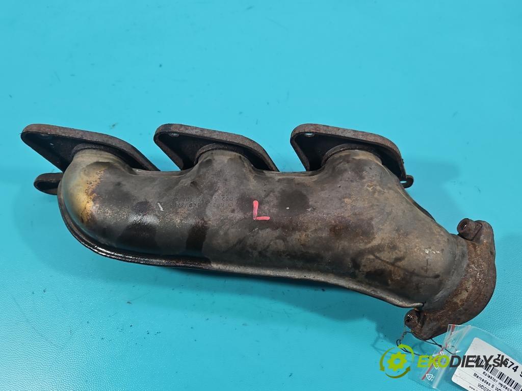 Mercedes S W221 2005-2013 3.5 V6 272 HP automatic 200 kW 3498 cm3 4- zvod výfuk A2721402709 (Výfukové potrubie)