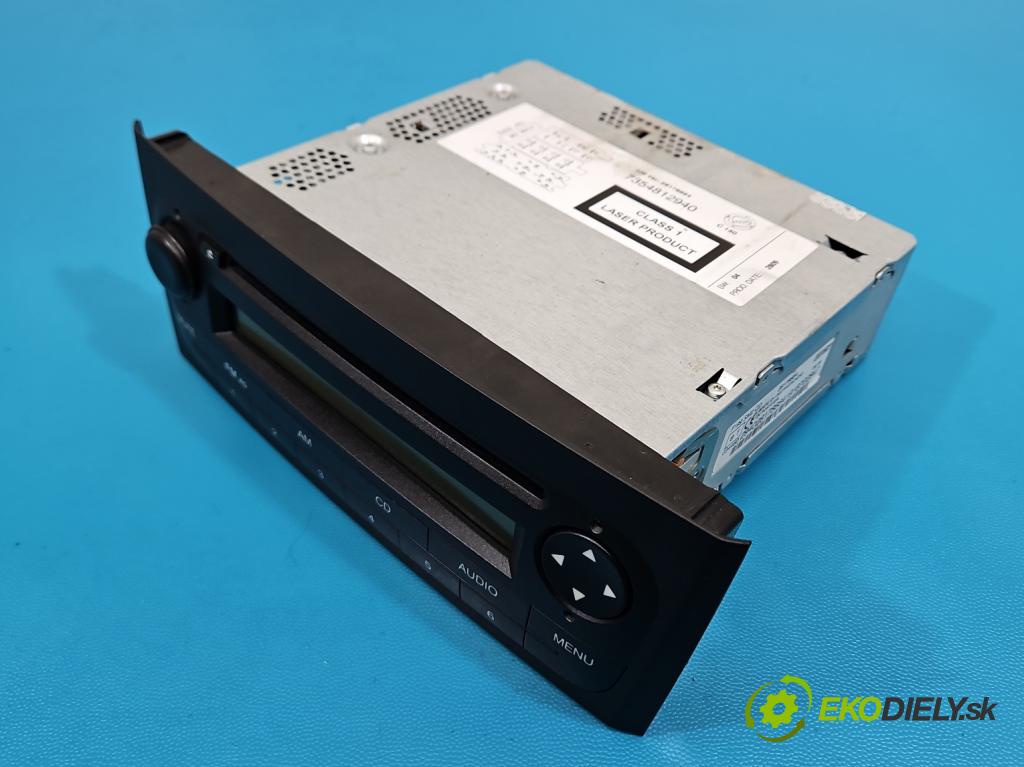 Fiat Punto Grande 1.4 8V 77 HP manual 57 kW 1368 cm3 5- Radio originál 7354812940