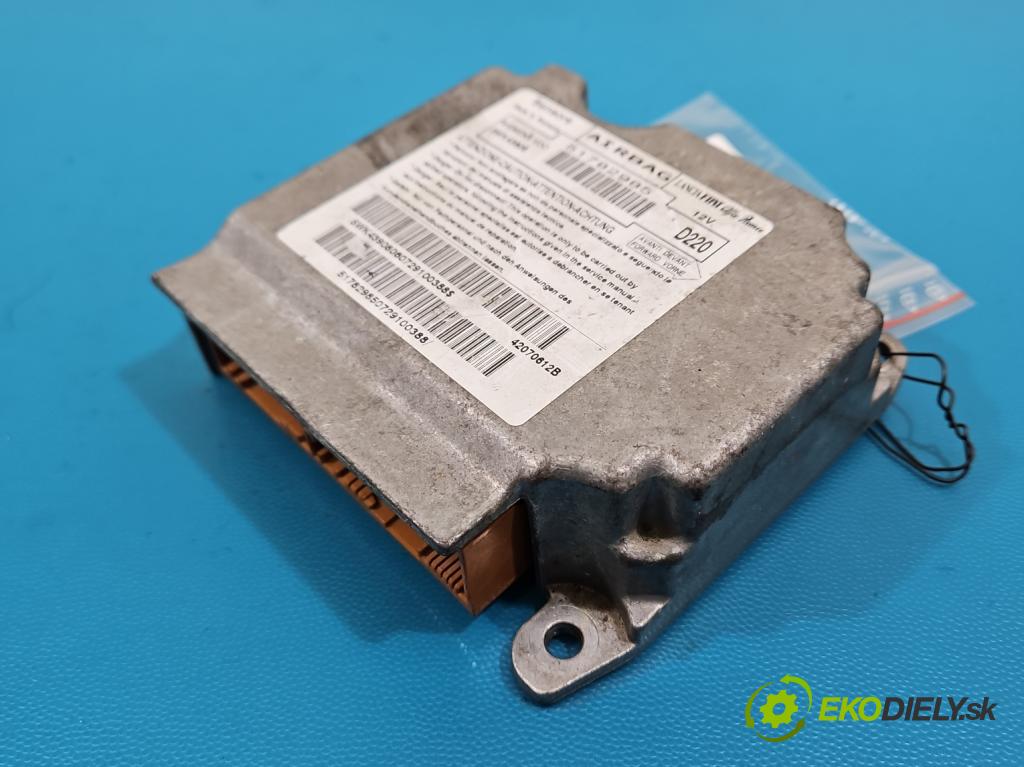 Fiat 500 2007-2020 1.3 jtd 75 HP manual 55 kW 1248 cm3 3- riadiaca jednotka vankúše: 51782985