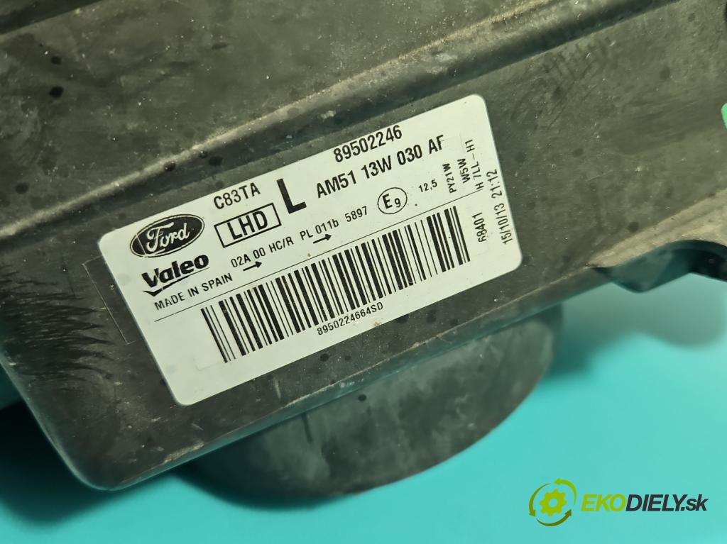 Ford C-Max II 2010-2019 1.0 EcoBoost: 125 HP manual 92 kW 998 cm3 5- Reflektor: ľavý AM51-13W030-AF (Kľučka dverí ostatné)
