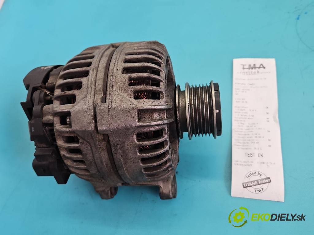 Audi A3 8L 1996-2003 1.9 tdi 90 HP manual 66 kW 1896 cm3 3- Alternator 028903031 (Alternátor)