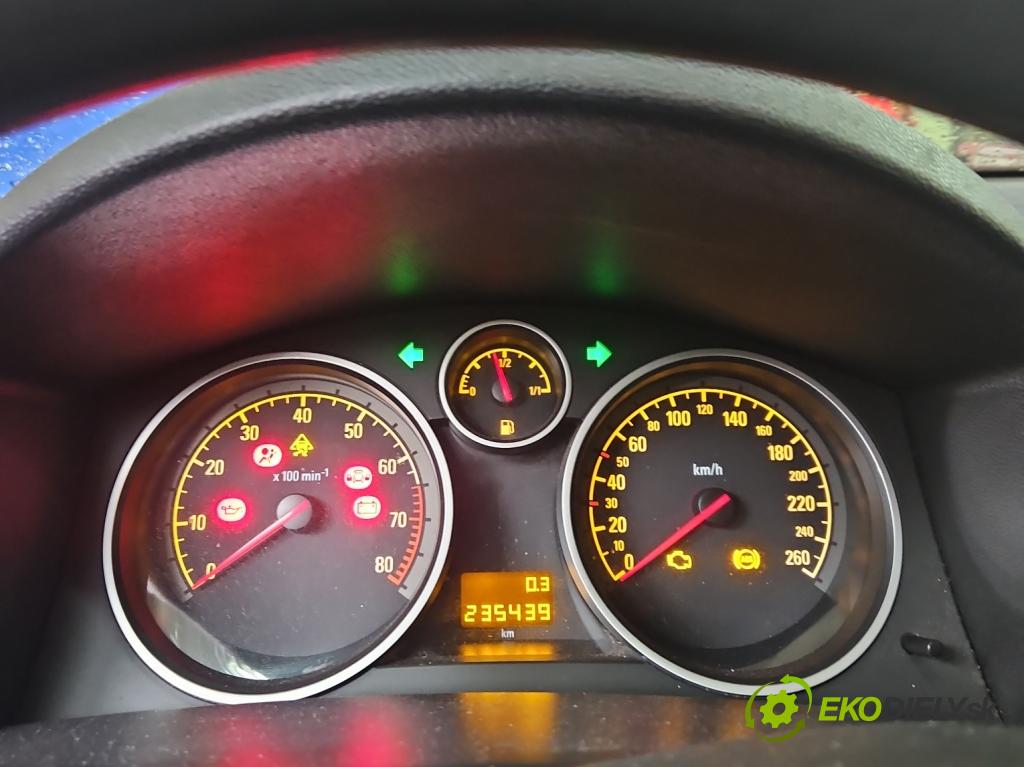 Opel Astra III 2004-2014 1.6 16V 105 HP manual 77 kW 1598 cm3 5- prístrojovka/ budíky 13216682 (Prístrojová doska)