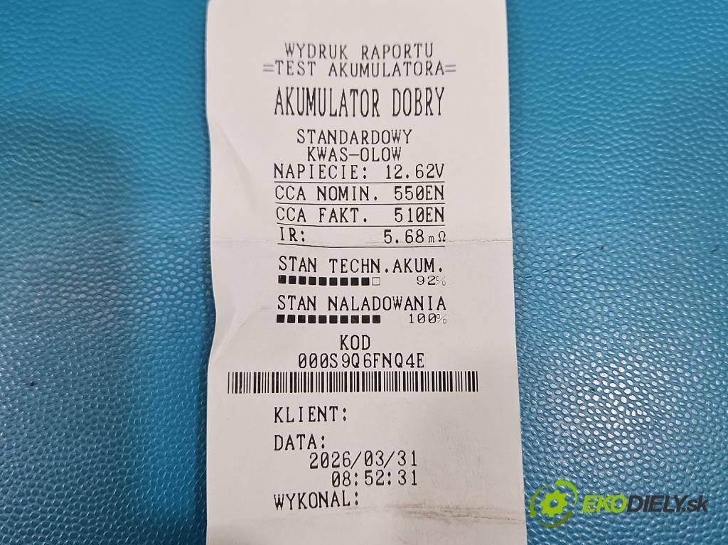 Peugeot Bipper 1.4 hdi 68 HP manual 50 kW 1399 cm3 5- Akumulator automobilovy