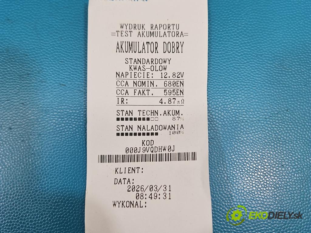 Toyota Avensis III T27 2009-2018 2.2 D4D 150 hp manual 110 kW 2231 cm3 5- Akumulator automobilový