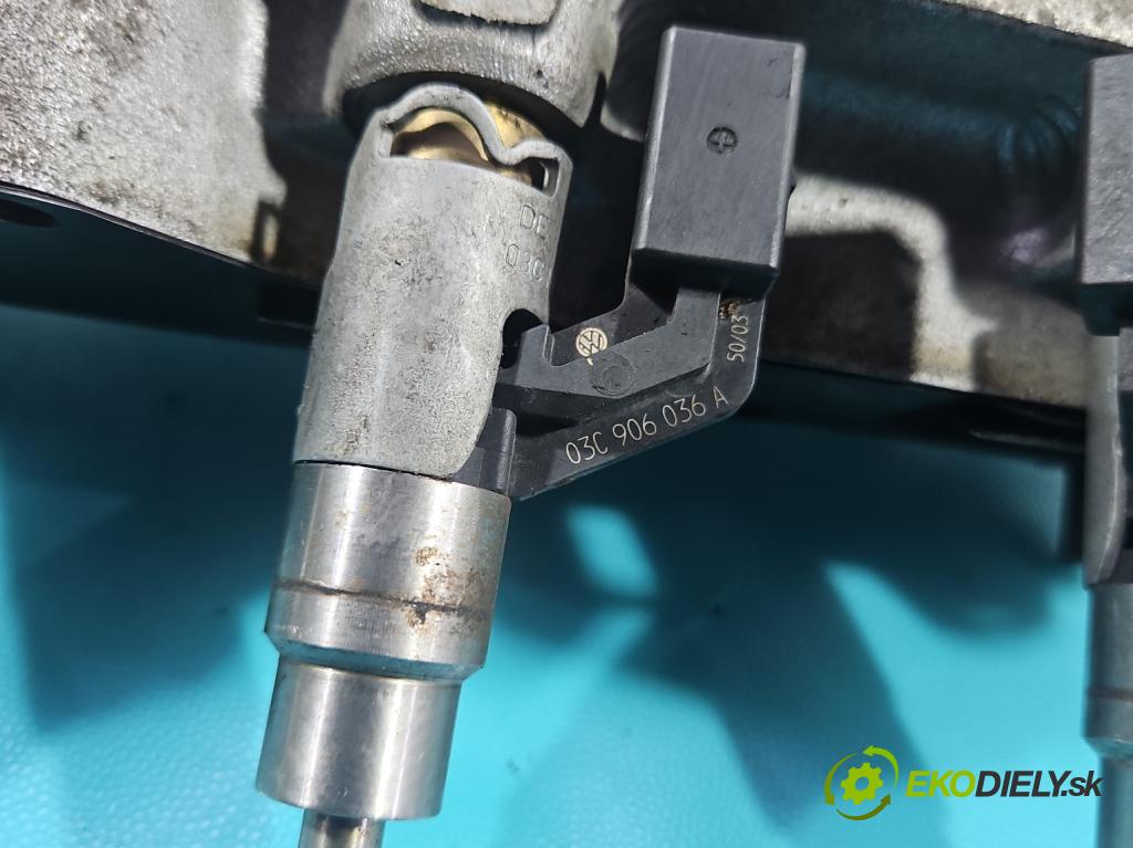 Vw Golf V 2003-2009 1.6 FSI 116 HP manual 85 kW 1598 cm3 5- vstrek 03C906036A (Vstrekovač paliva)