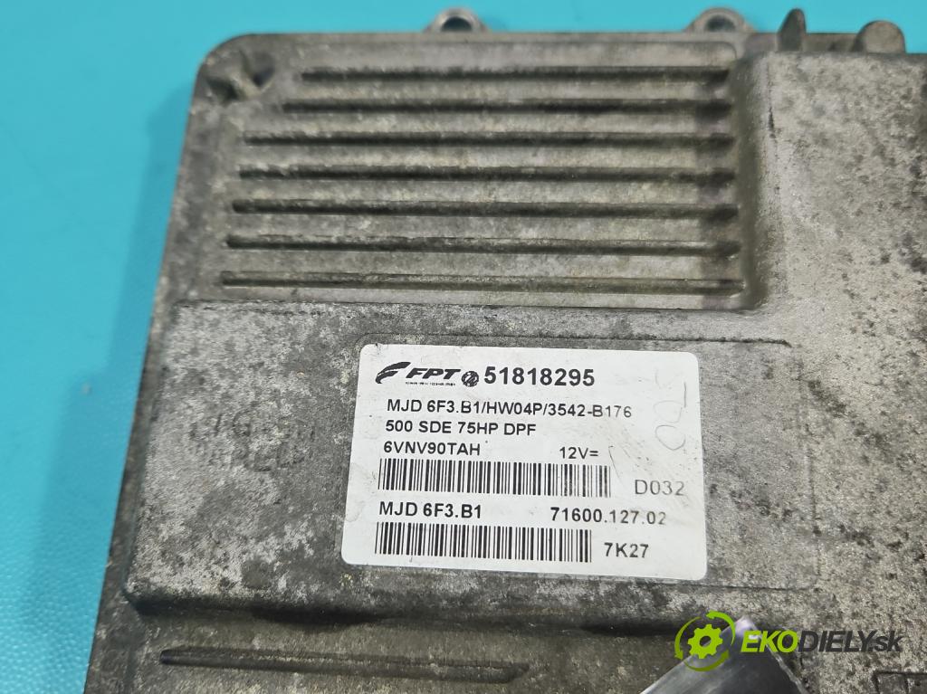 Fiat 500 2007-2020 1.3 jtd 75 HP manual 55 kW 1248 cm3 3- riadiaca jednotka motora 51818295