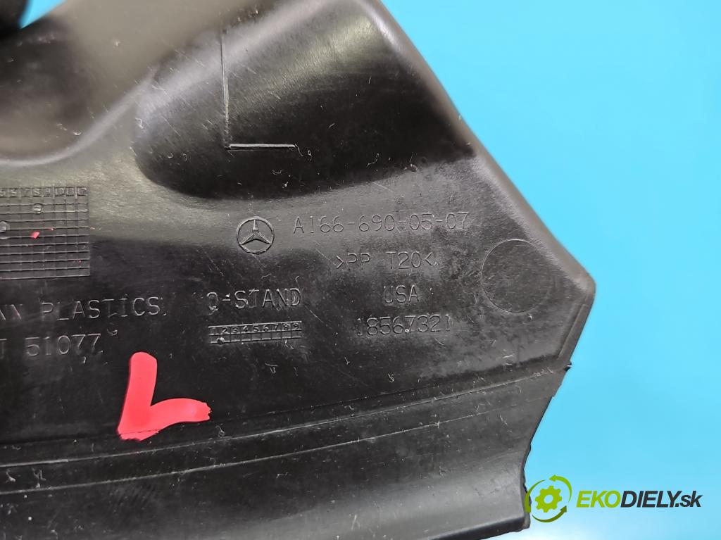 Mercedes GL II X166 2012-2015 4.7 V8 278928 340KM: automatic 250 kW 4663 cm3 5- kryt plast A1666900507