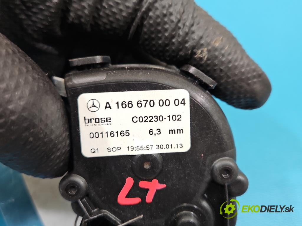 Mercedes GL II X166 2012-2015 4.7 V8 278928 340KM: automatic 250 kW 4663 cm3 5- motor: ostatné A1666700004