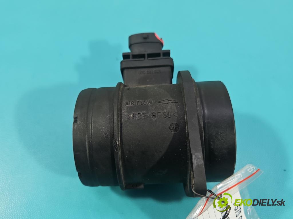 Fiat 500 2007-2020 1.3 jtd 75 HP manual 55 kW 1248 cm3 3- průtokoměr: 0281002980 (Váha vzduchu)