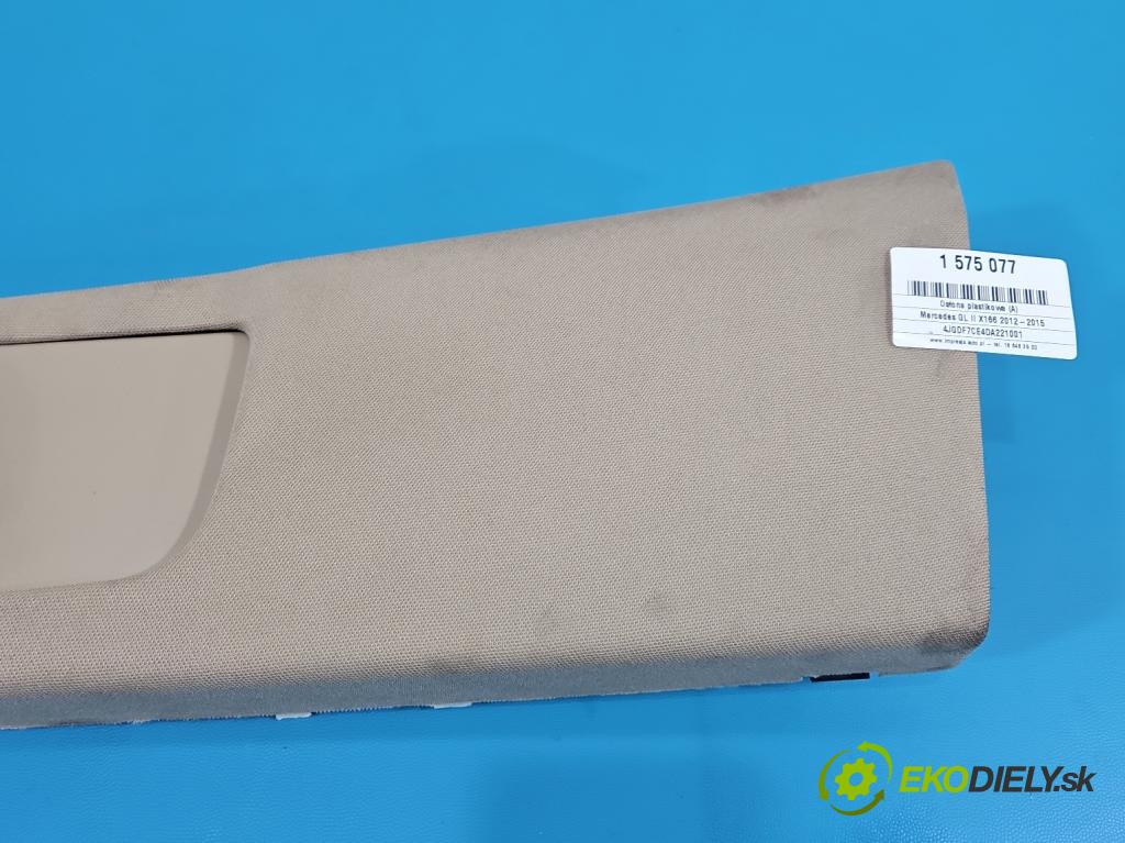 Mercedes GL II X166 2012-2015 4.7 V8 278928 340KM: automatic 250 kW 4663 cm3 5- kryt plast A1668680139