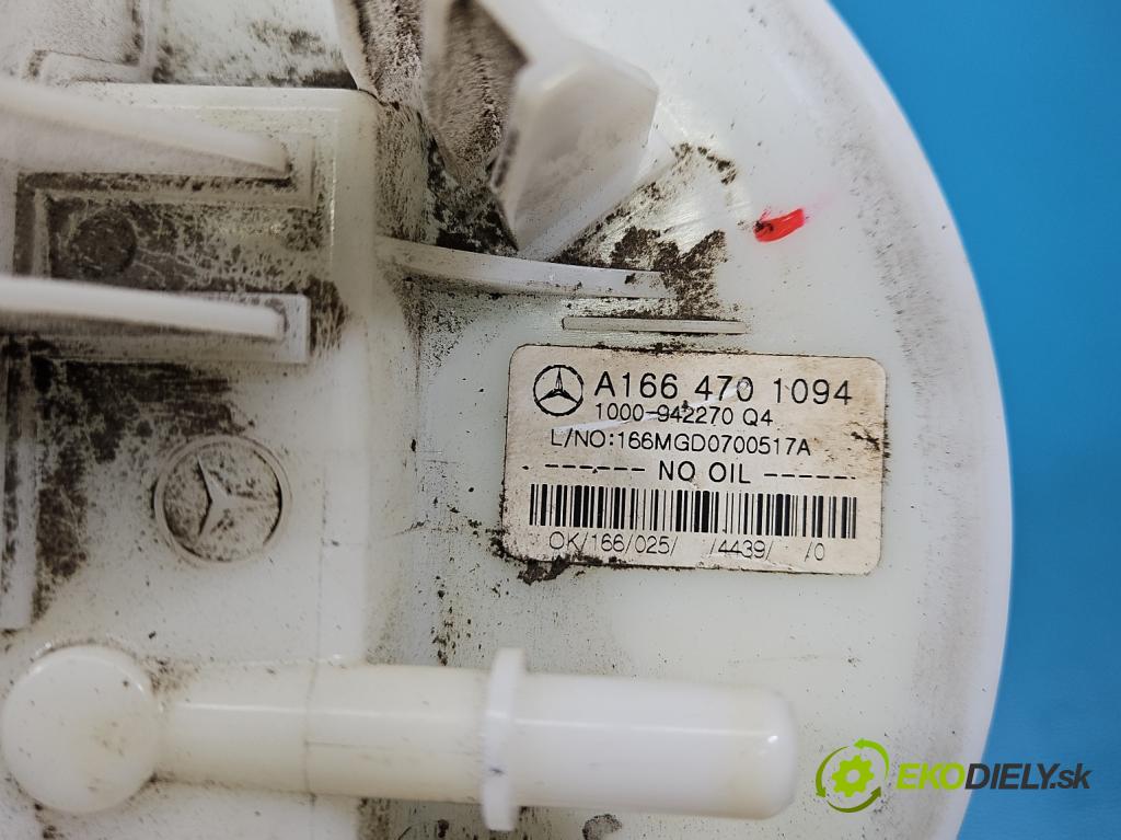 Mercedes GL II X166 2012-2015 4.7 V8 278928 340KM: automatic 250 kW 4663 cm3 5- čerpadlo palivo A1664701094