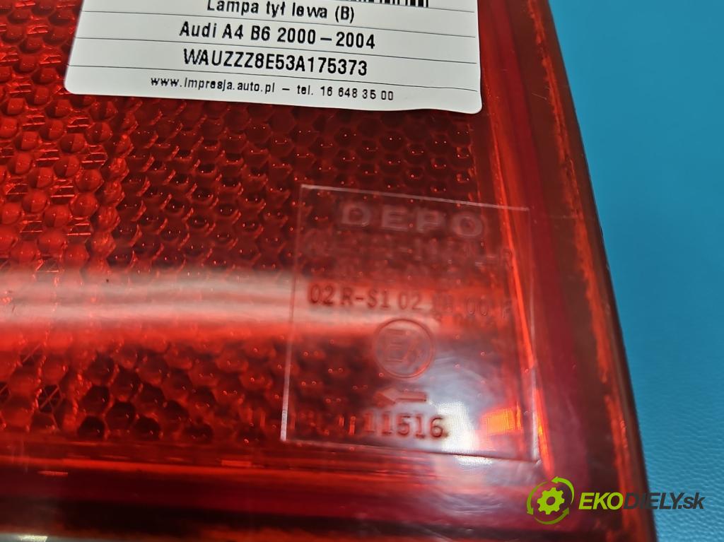 Audi A4 B6 2000-2004 1.9 tdi 131 HP manual 96 kW 1896 cm3 4- svetlo / reflektor zadné ľavé  (Kľučka dverí ostatné)