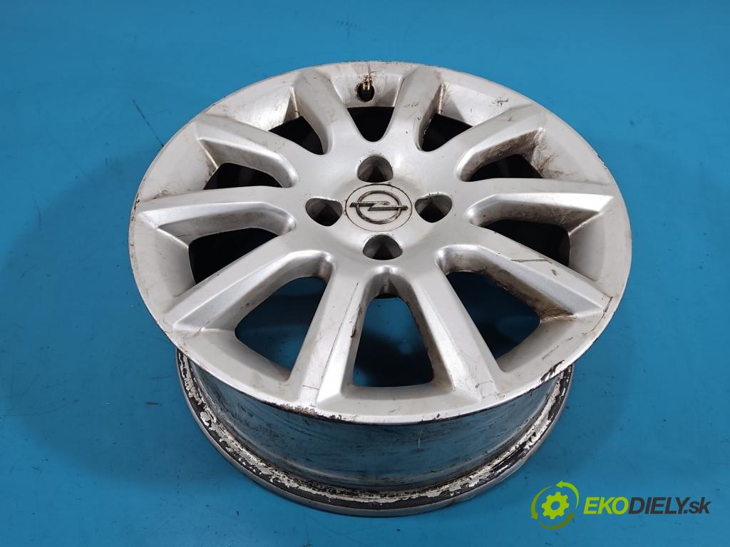 Opel Astra III 2004-2014 1.6 16V 105 HP manual 77 kW 1598 cm3 5- Disk hliník 16" komplet 13116621