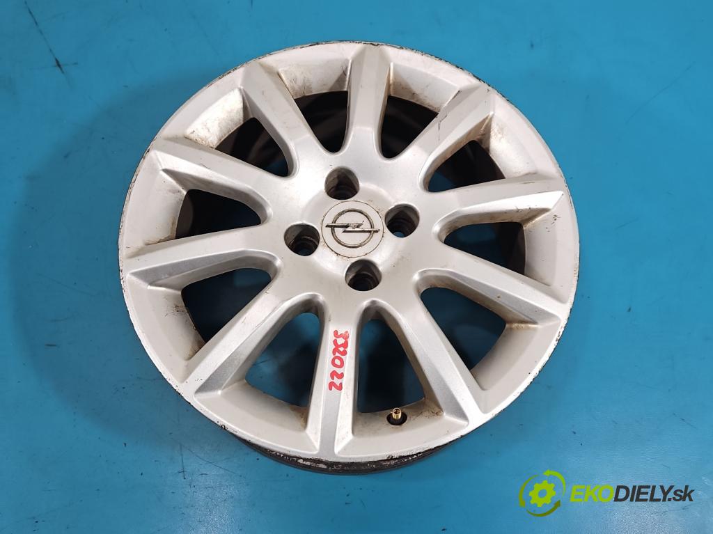 Opel Astra III 2004-2014 1.6 16V 105 HP manual 77 kW 1598 cm3 5- Disk hliník 16" komplet 13116621