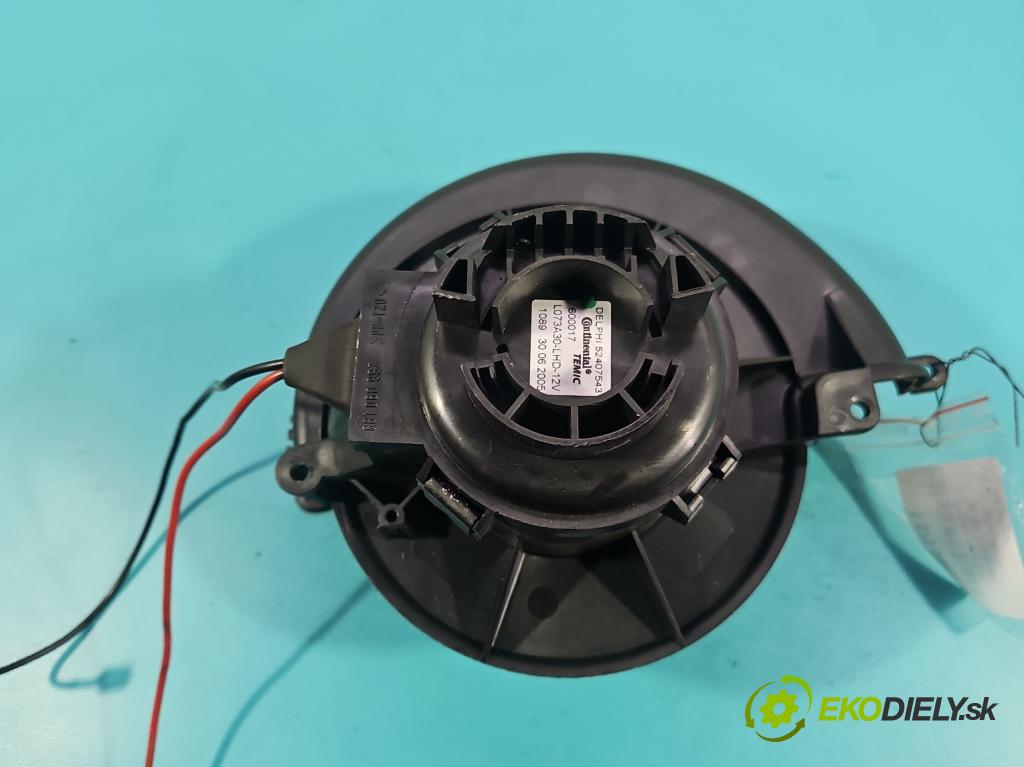 Opel Astra III 2004-2014 1.6 16V 105 HP manual 77 kW 1598 cm3 5- ventilátor vzduchu 52407543