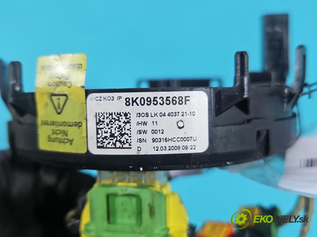 Audi A4 B8 2007-2015 1.8 TFSI 160 HP manual 118 kW 1798 cm3 5- Páska: airbag 8K0953568F (Airbag)