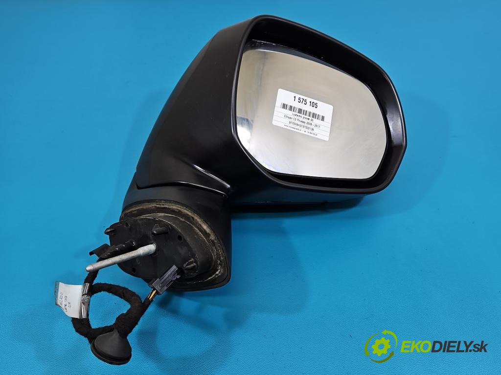 Citroen C3 Picasso 2008-2017 1.6 hdi 109 HP manual 80 kW 1560 cm3 5- zrkadlo pravé  (Kľučka dverí ostatné)