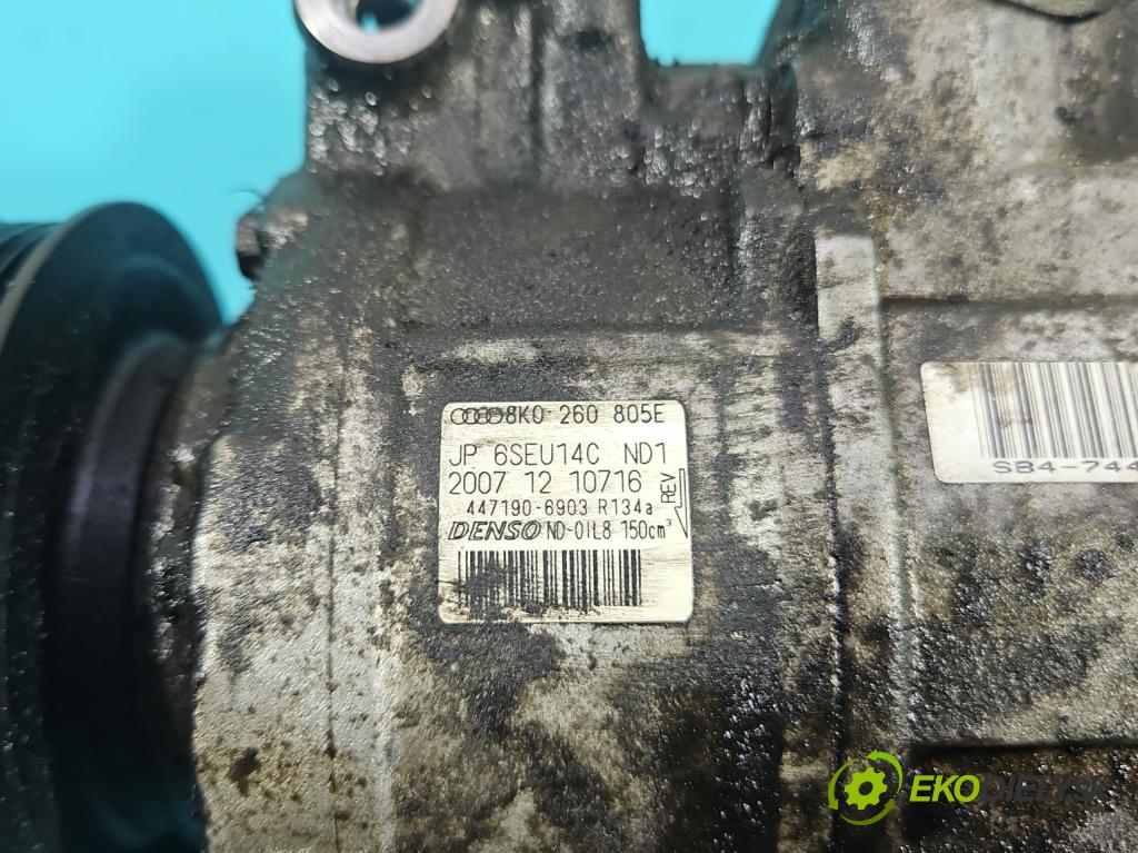 Audi A4 B8 2007-2015 1.8 TFSI 160 HP manual 118 kW 1798 cm3 5- Kompresor: klimatizácie 8K0260805E (Kompresor klimatizácie)