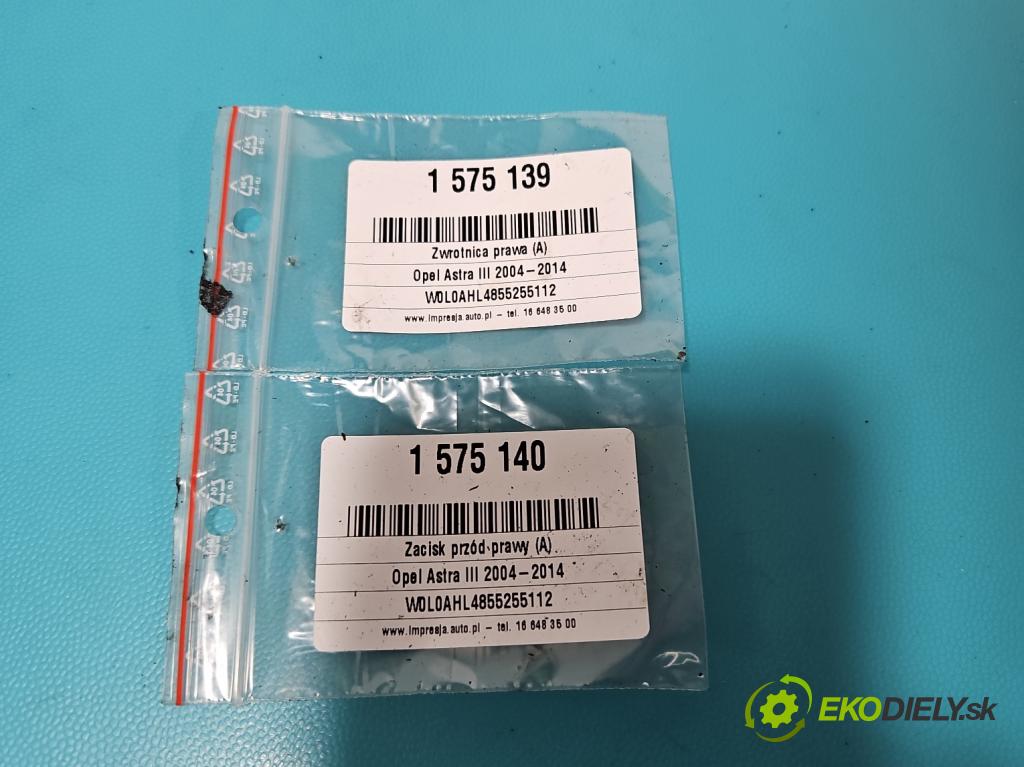 Opel Astra III 2004-2014 1.6 16V 105 HP manual 77 kW 1598 cm3 5- náboj pravé  (Náboj kolesa)