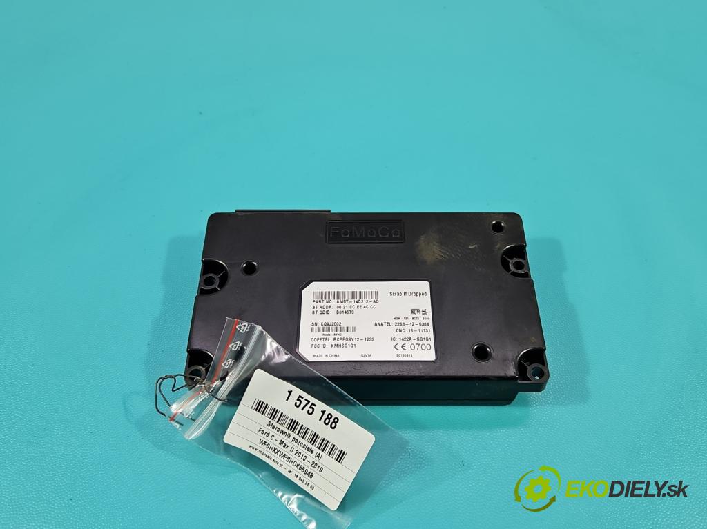 Ford C-Max II 2010-2019 1.0 EcoBoost: 125 HP manual 92 kW 998 cm3 5- riadiaca jednotka ostatné AM5T-14D212-AD
