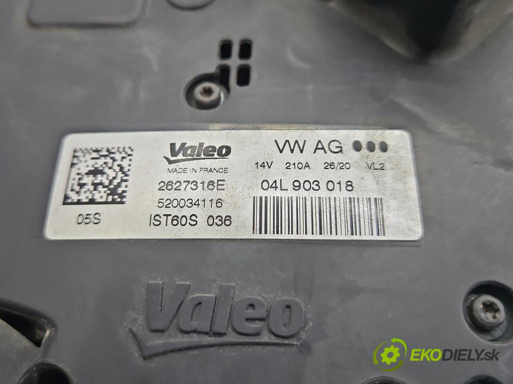 Audi A4 B9 2015-2024 2.0 TDI 190 HP automatic 140 kW 1968 cm3 5- Alternator 04L903018 (Alternátor)