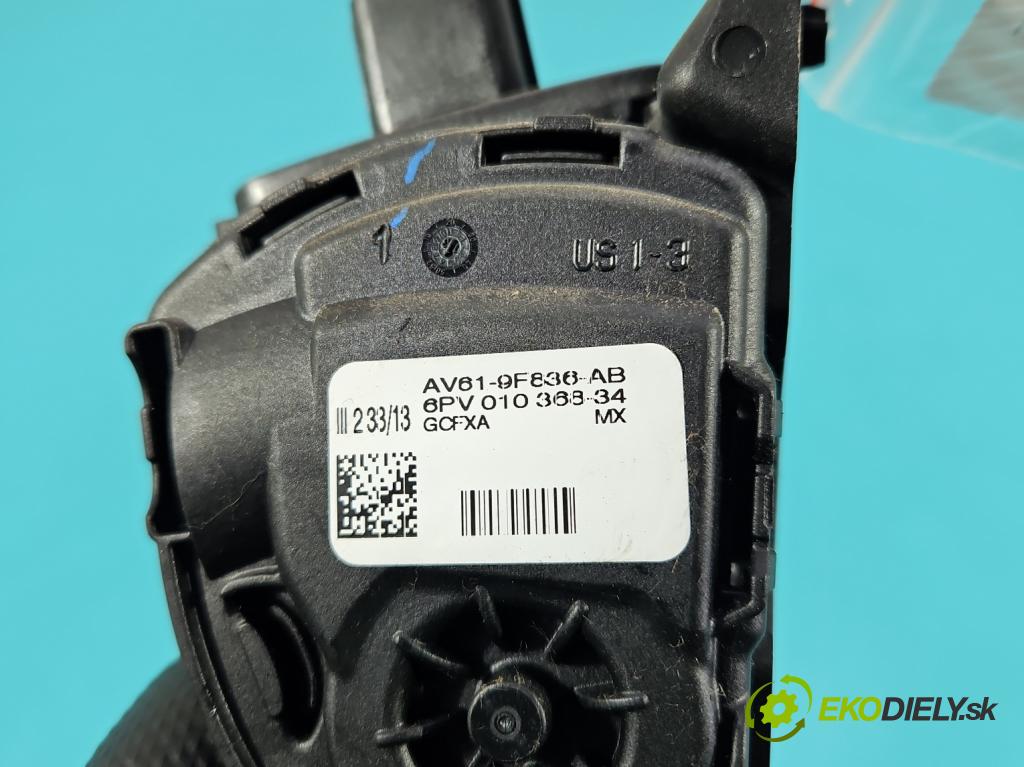Ford C-Max II 2010-2019 1.0 EcoBoost: 125 hp manual 92 kW 998 cm3 5- pedal plyn: potenciometr: AV61-9F836-AB