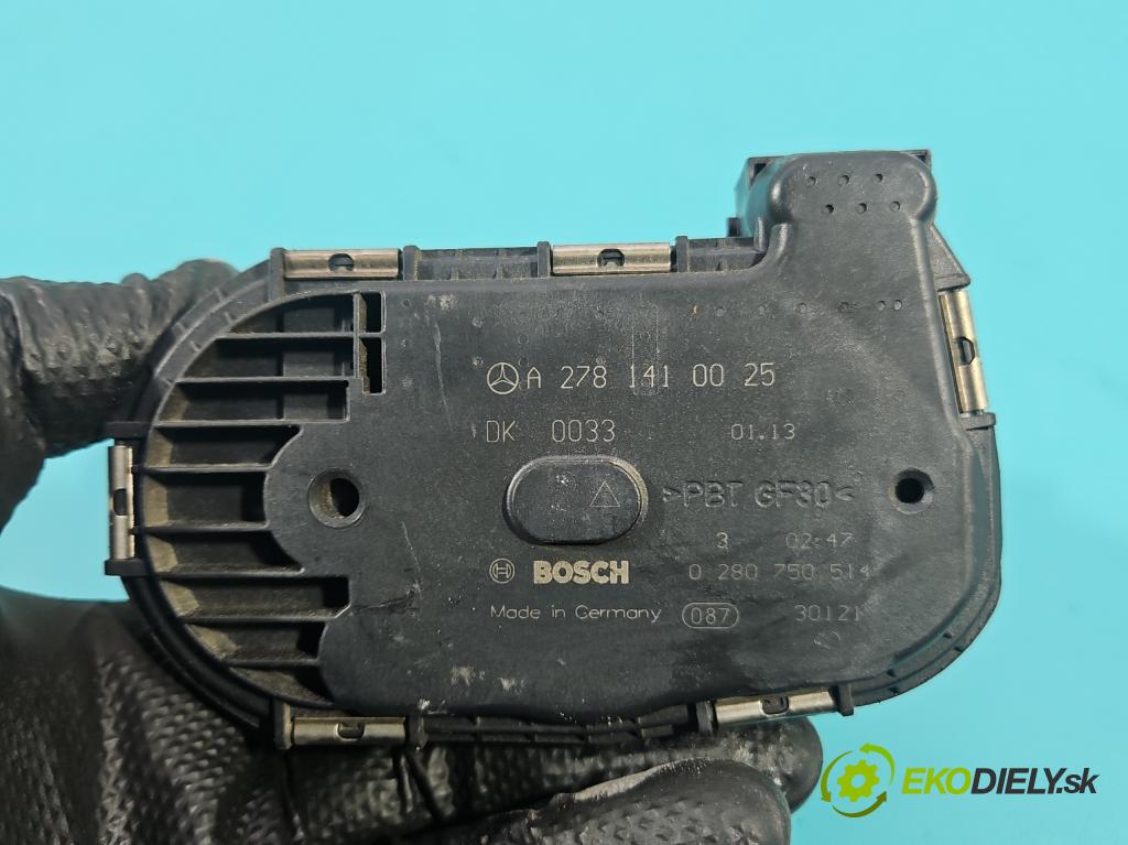 Mercedes GL II X166 2012-2015 4.7 V8 278928 340KM: automatic 250 kW 4663 cm3 5- klapka A2781410025 (Škrtiaca klapka)