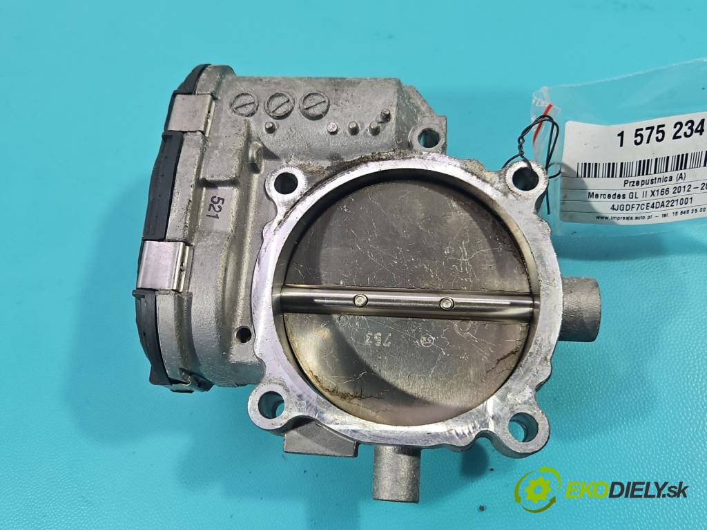 Mercedes GL II X166 2012-2015 4.7 V8 278928 340KM: automatic 250 kW 4663 cm3 5- klapka A2781410025 (Škrtiaca klapka)