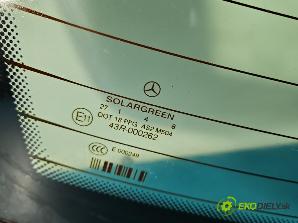 Mercedes S W221 2005-2013 3.5 V6 272 HP automatic 200 kW 3498 cm3 4- sklo zadná  (Sklo zadné)