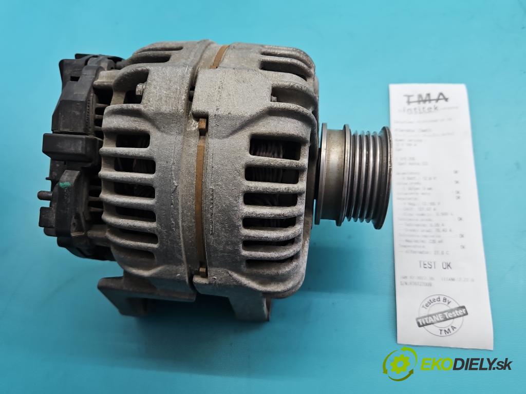 Opel Astra III 2004-2014 1.6 16V 105 HP manual 77 kW 1598 cm3 5- Alternator 0124425020 (Alternátor)