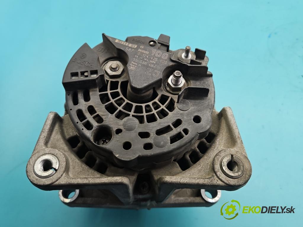 Opel Astra III 2004-2014 1.6 16V 105 HP manual 77 kW 1598 cm3 5- Alternator 0124425020 (Alternátor)